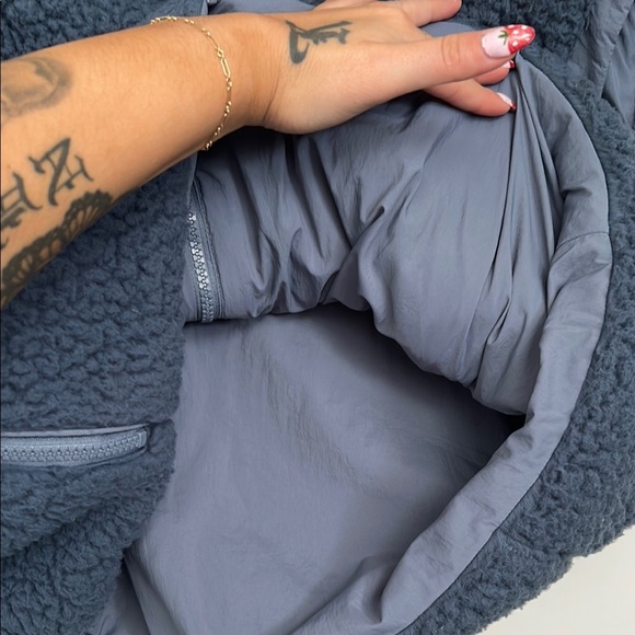 Cozy Blue Sherpa Vest fp free people movement - Picture 5 of 5